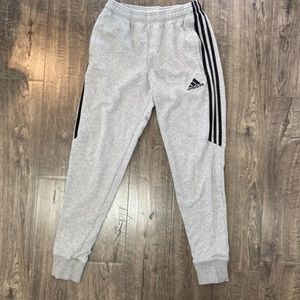 Gray Adidas joggers